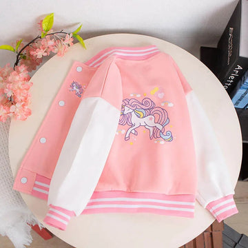 Girls Chic & Sporty Unicorn Jackets For Ages 3-12 Years.